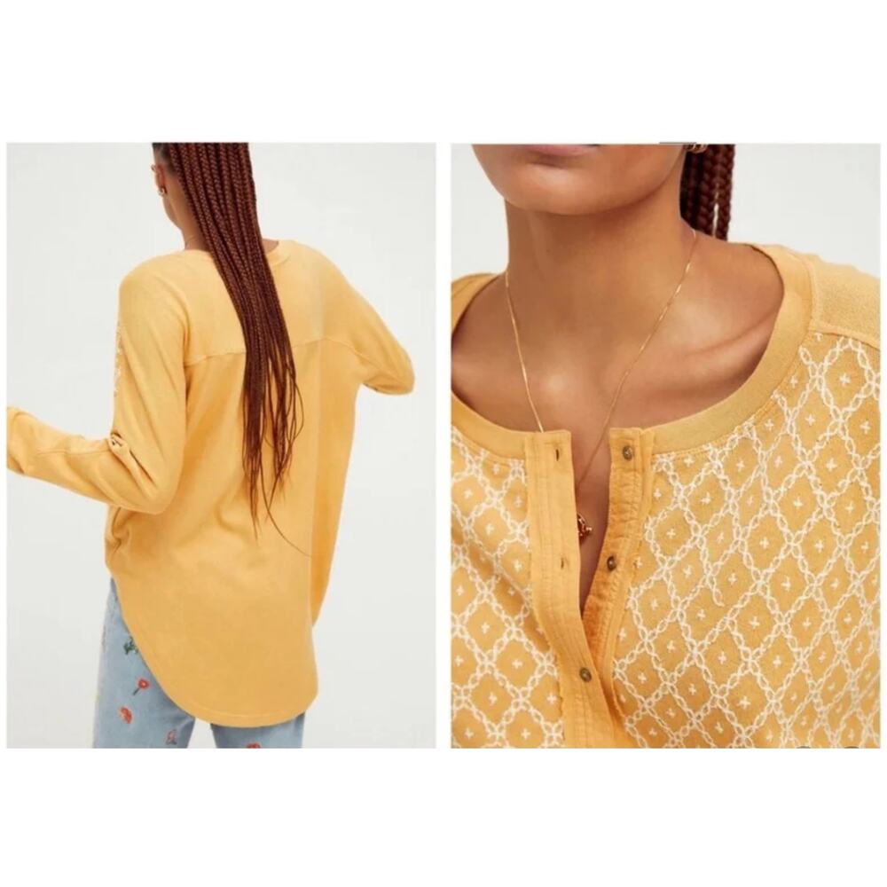 Free People Free Spirit Henley Sz S - Picture 2 of 8